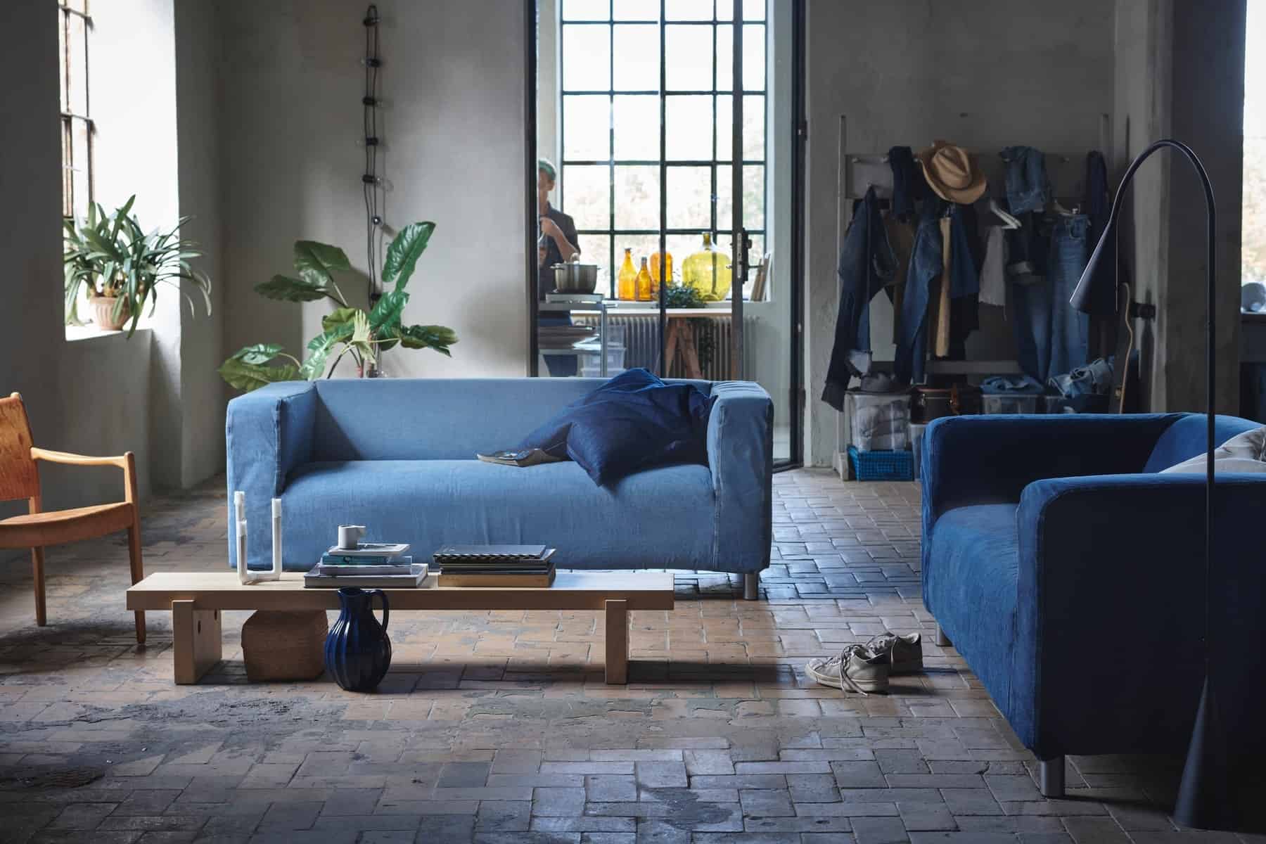 Would you buy a sofa made from old jeans? | FashionBite